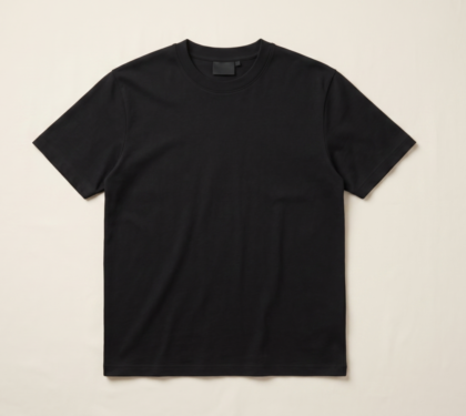 The Heavyweight Essential Tee – Onyx Black